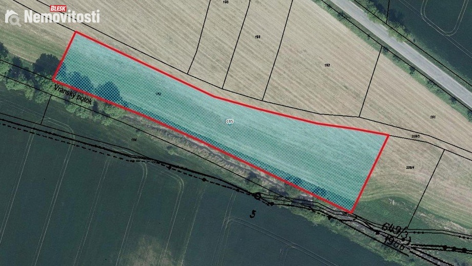 Prodej pole 6 563 m², Černuc