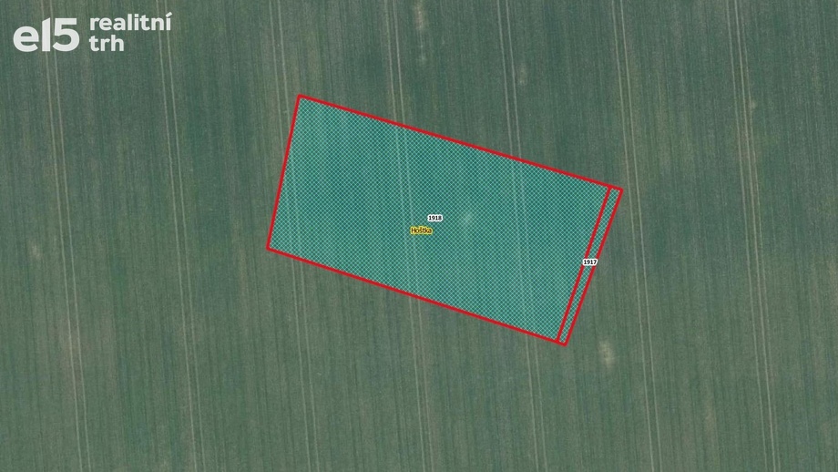 Prodej pole 3 568 m², Hoštka