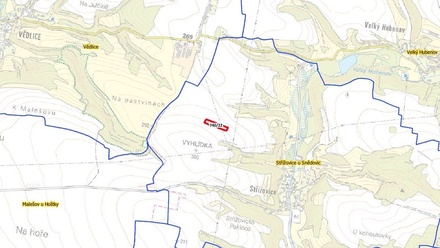 Prodej pole 6 797 m², Snědovice - Střížovice