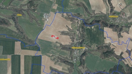 Prodej pole 6 797 m², Snědovice - Střížovice