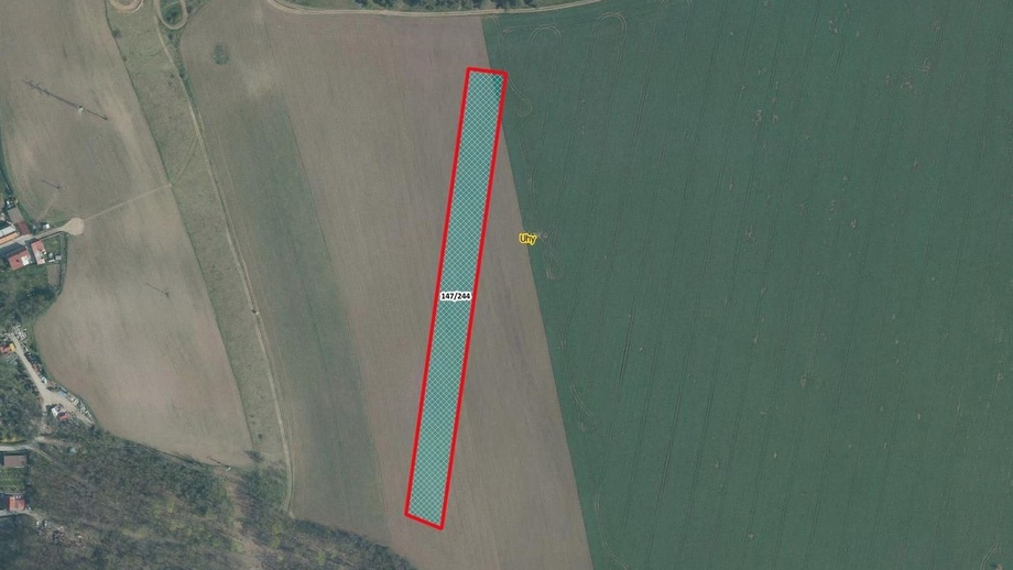Prodej zemědělská půda, 9 782 m² - Uhy