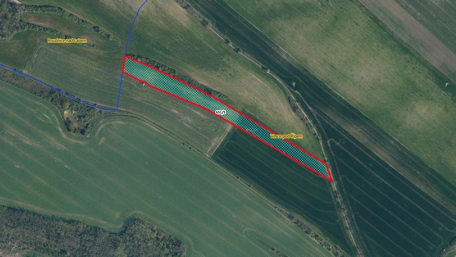 Prodej zemědělská půda, 10 600 m² - Krabčice - Vesce