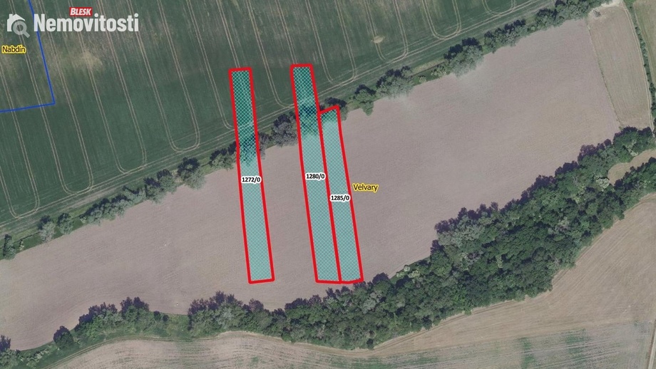 Prodej pole 4 807 m², Velvary