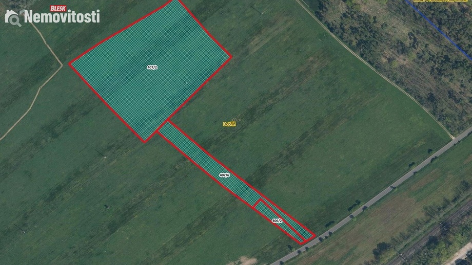 Prodej pole 23 921 m², Dobříň