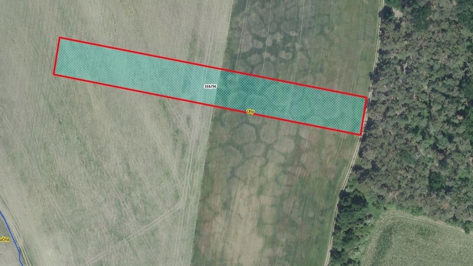 Prodej zemědělská půda, 5 101 m² - Uhy