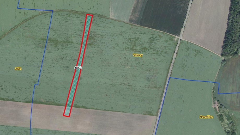 Prodej zemědělská půda, 11 433 m² - Velvary