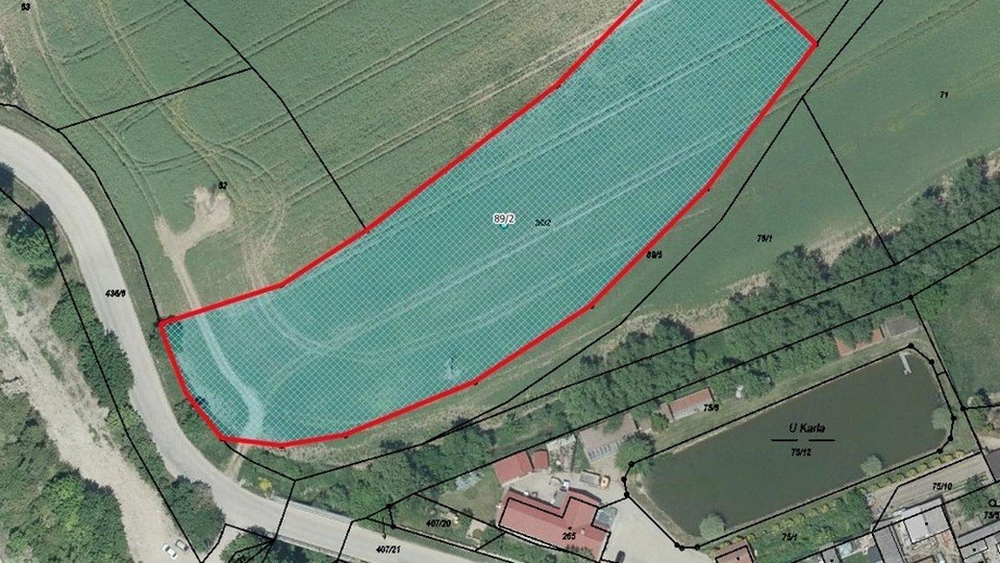 Prodej podílu 1/2 zemědělská půda, 3 565 m² - Chlumčany