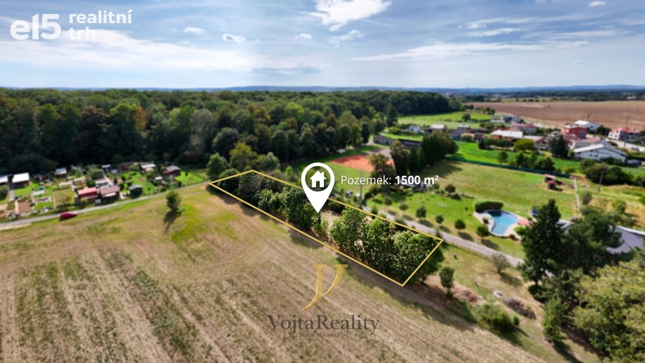 Prodej pozemky pro bydlení, 1 500 m² - Litovel - Tři Dvory