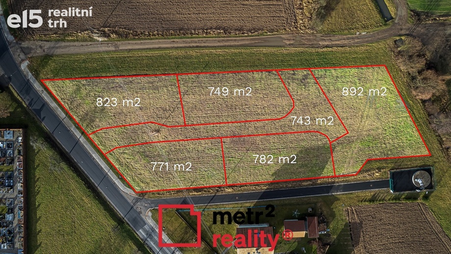 Prodej pozemky pro bydlení, 823 m² - Chromeč