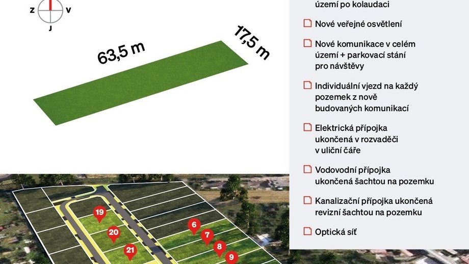 Prodej pozemky pro bydlení, 1 081 m² - Štarnov