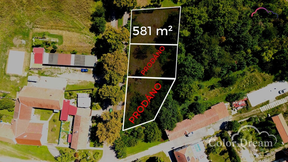 Prodej pozemky pro bydlení, 581 m² - Moravské Málkovice