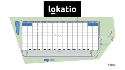 Pronájem skladu 39 500 m², Úherce