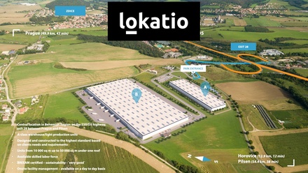 Pronájem skladu 5 000 m², Zdice