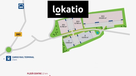 Pronájem skladu 29 625 m², Myslinka