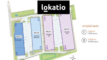 Pronájem skladu 7 000 m², Vejprnice