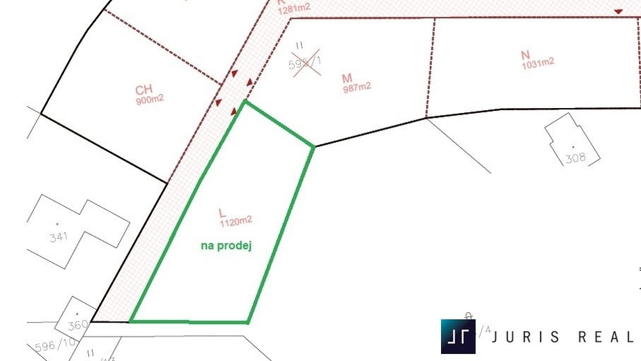 Prodej pozemky pro bydlení, 1 120 m² - Mukařov - Žernovka