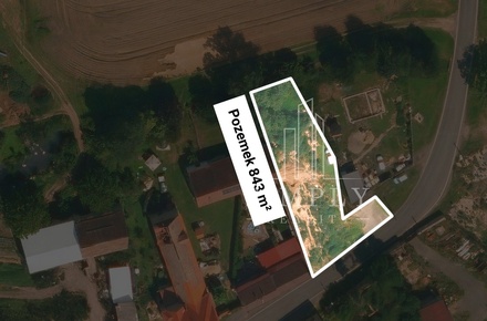 Prodej stavebního pozemku 843 m², Vrbice - Mastířovice