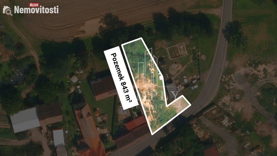 Prodej stavebního pozemku 843 m², Vrbice - Mastířovice