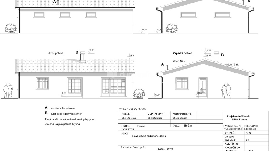 Prodej pozemky pro bydlení, 1 218 m² - Běštín