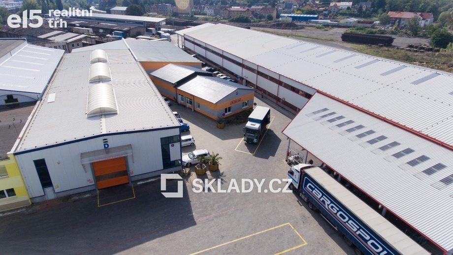 Pronájem sklady, 2 160 m² - Bílina