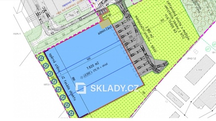 Pronájem skladu 2 500 m², Kolín