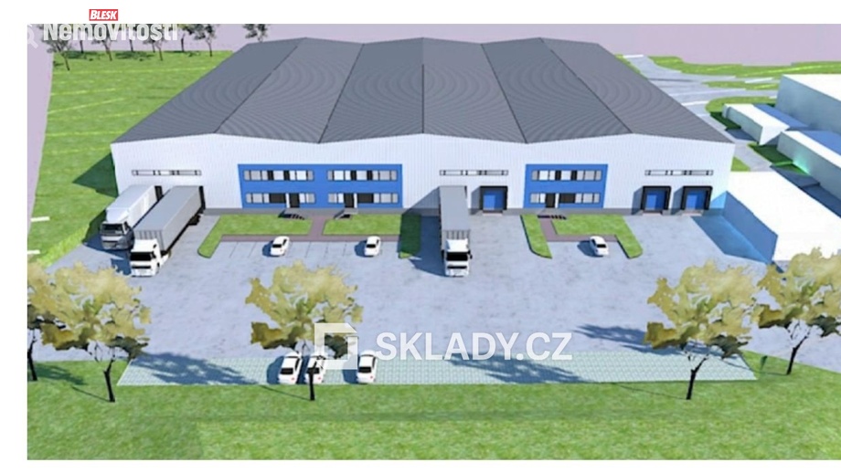 Pronájem skladu 2 500 m², Kolín