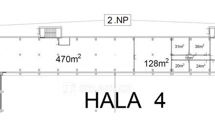 Pronájem skladu 598 m², Klatovy