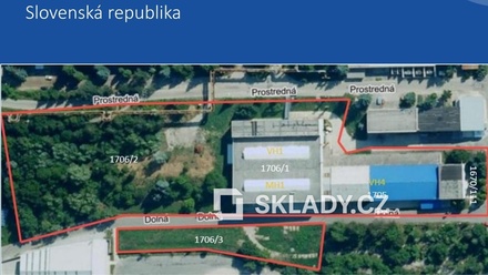 Pronájem skladu 16 267 m², Myjava, Slovensko