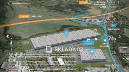 Pronájem skladu 4 753 m², Ostrov - Dolní Žďár