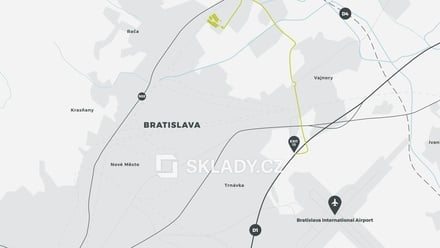 Pronájem skladu 1 800 m², Bratislava-Rača, Slovensko