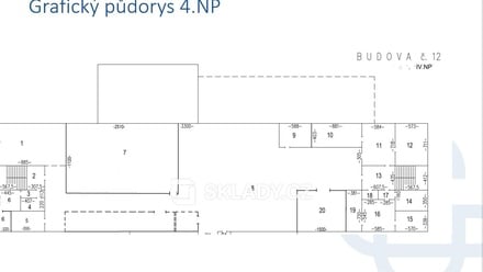 Pronájem skladu 973 m², Břeclav