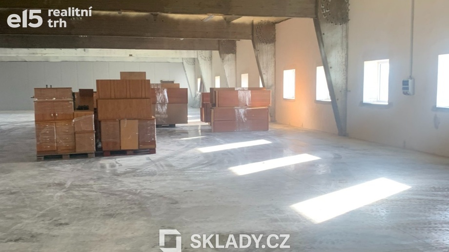 Pronájem sklady, 1 400 m² - Děčany - Solany