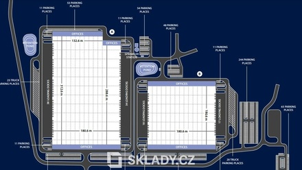 Pronájem skladu 10 000 m², Kladno