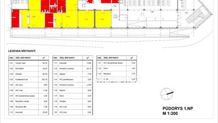 Pronájem kanceláře 329 m², Cheb