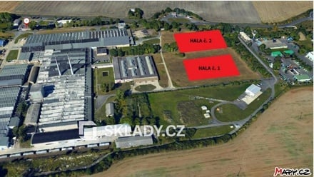 Pronájem skladu 5 400 m², Louny