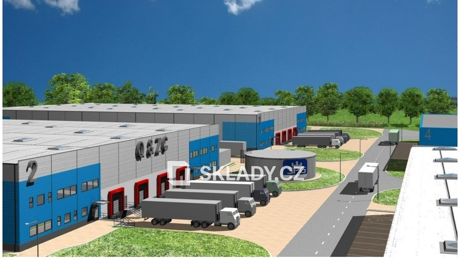 Pronájem sklady, 5 400 m² - Louny