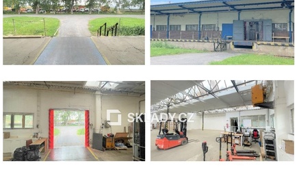 Pronájem skladu 2 700 m², Louny