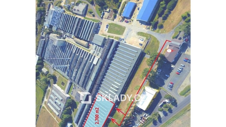 Pronájem sklady, 2 700 m² - Louny