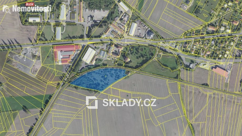 Prodej stavebního pozemku 16 266 m², Sadská