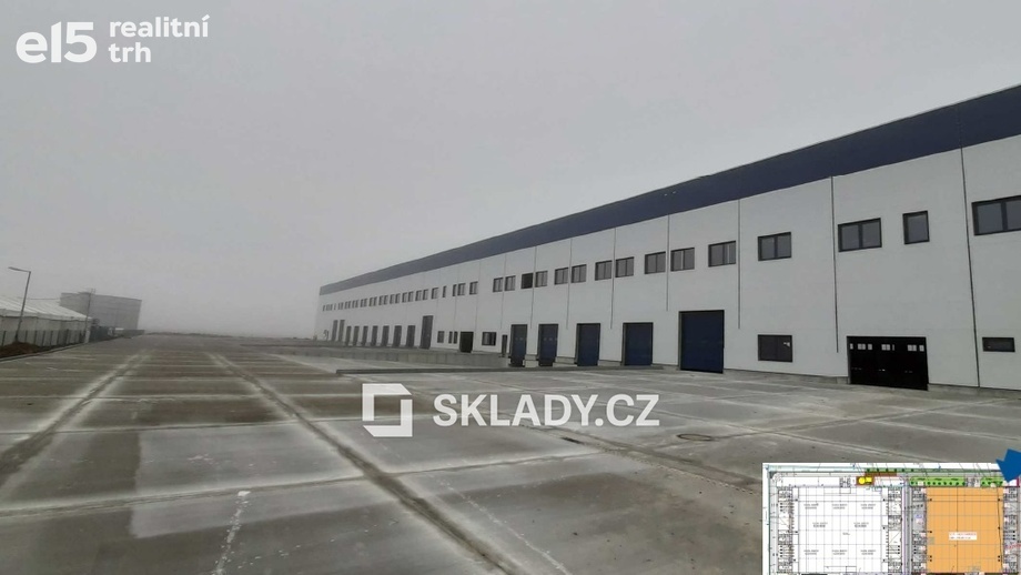 Pronájem skladu 7 000 m², Nýřany