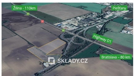 Pronájem skladu 4 700 m², Piešťany, Slovensko