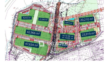 Pronájem skladu 10 000 m², České Budějovice