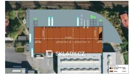 Pronájem skladu 6 200 m², Kolín