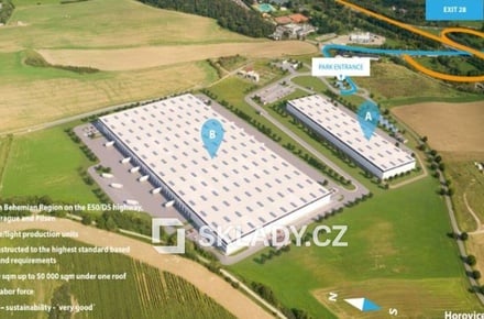 Pronájem skladu 12 000 m², Zdice