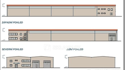 Pronájem skladu 3 500 m², Úvaly