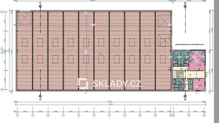 Pronájem skladu 3 500 m², Úvaly