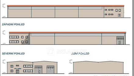 Pronájem skladu 3 500 m², Úvaly