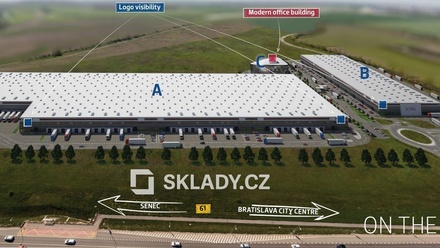 Pronájem skladu 1 000 m², Bratislava-Rača, Slovensko