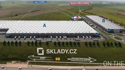 Pronájem skladu 1 000 m², Bratislava-Rača, Slovensko