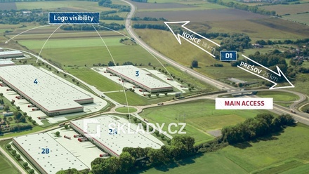 Pronájem skladu 2 700 m², Slovensko